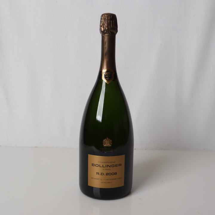 Champagne Bollinger, R.D. 2008 Magnum