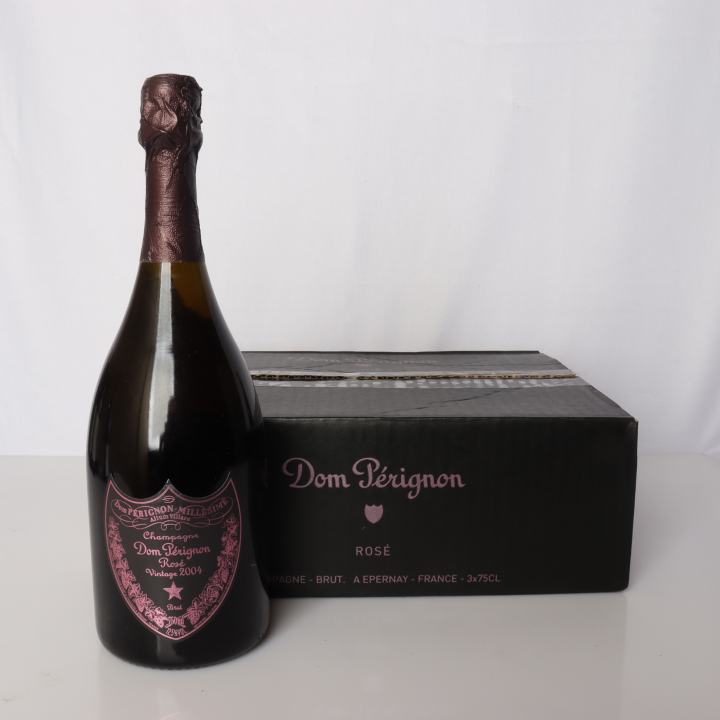 Champagne Moët & Chandon, Dom Perignon, Rosé 2004 3er Karton