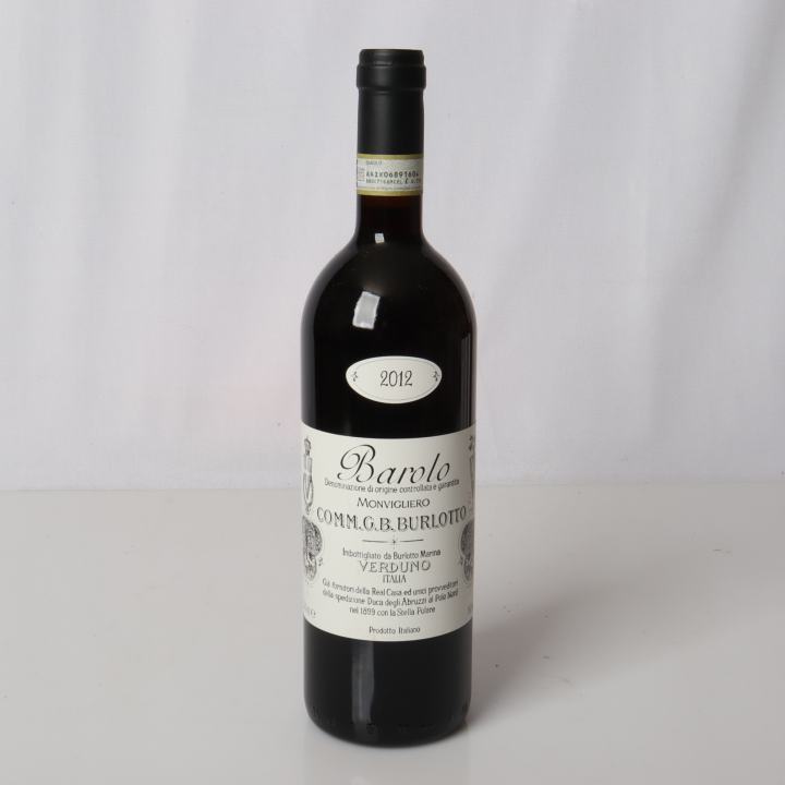 Commendatore G.B. Burlotto, Barolo, Monvigliero 2012