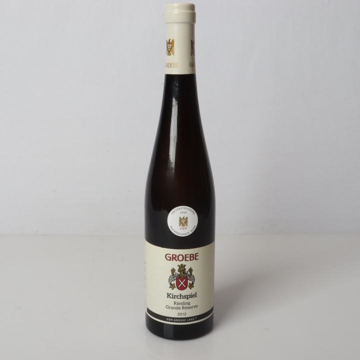Weingut Groebe, Westhofener Kirchspiel Riesling Grande Reserve VDP.GROSSE LAGE Versteigerung 2012