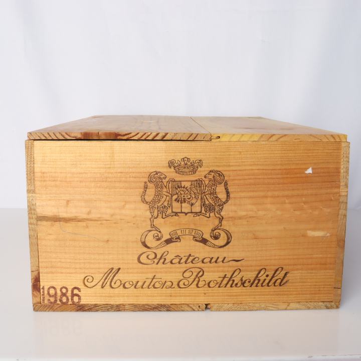 Château Mouton-Rothschild, Ch. Mouton Rothschild 1986 12er OHK