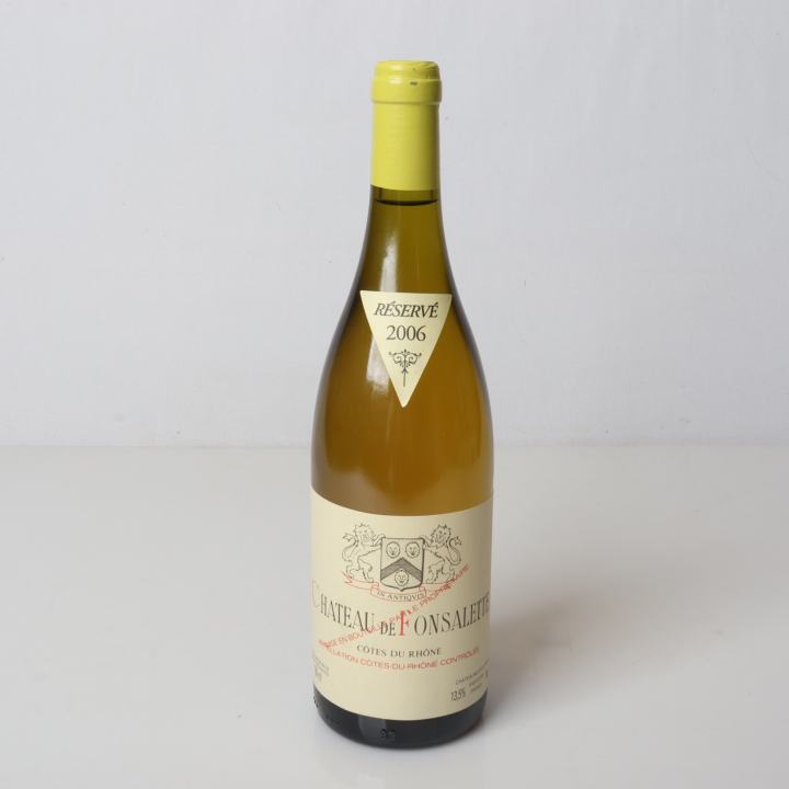 Château Rayas, Chateau de Fonsalette Cotes du Rhone Blanc Reserve 2006