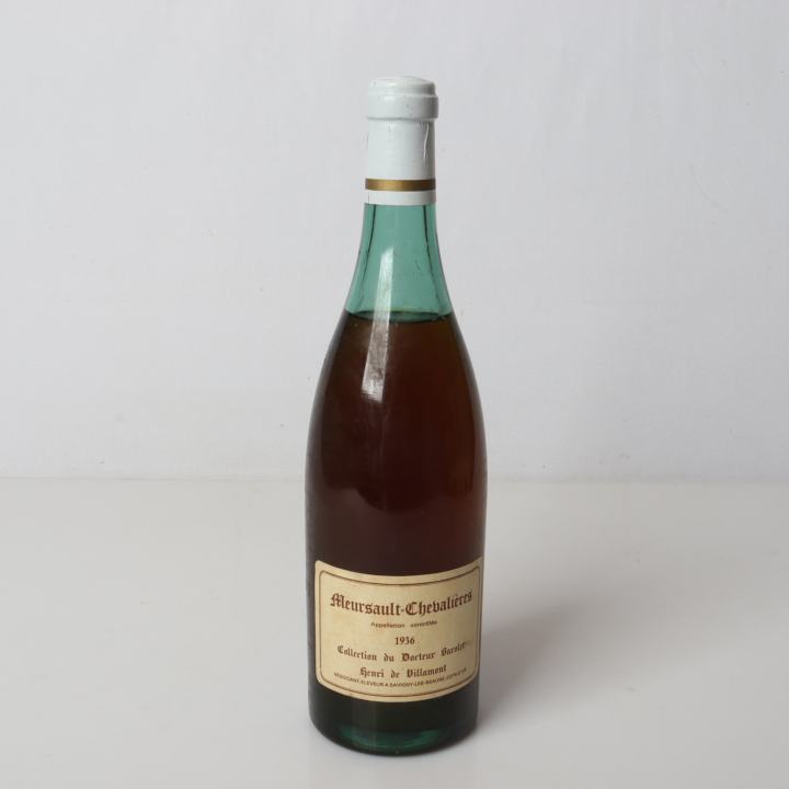 Henri De Villamont, 'Collection du Docteur Barolet' Meursault-Chevalieres 1936