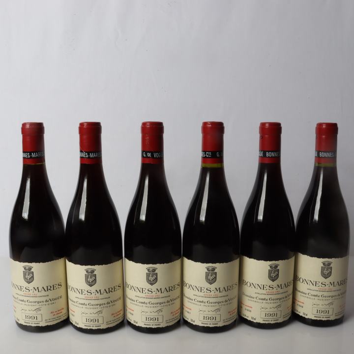 Domaine Comte Georges de Vogüé, Bonnes Mares 1991 6er owc top condition