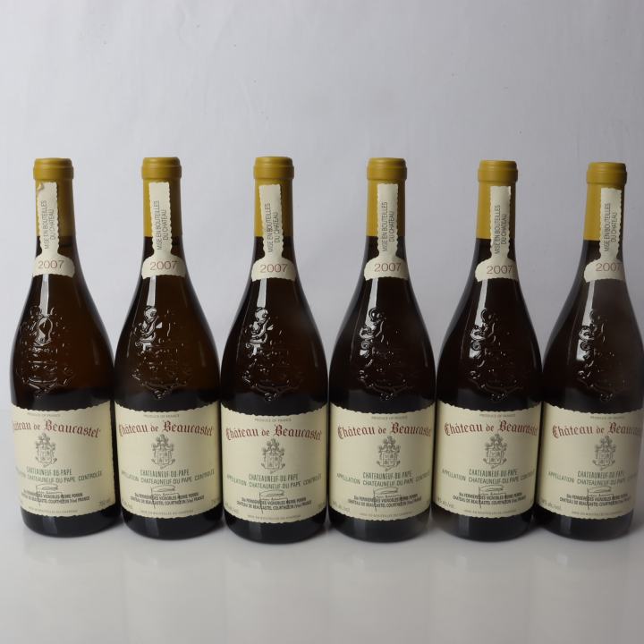 Château Beaucastel, Chateauneuf Du Pape, Blanc 2007 6er owc, 95/100 Parker