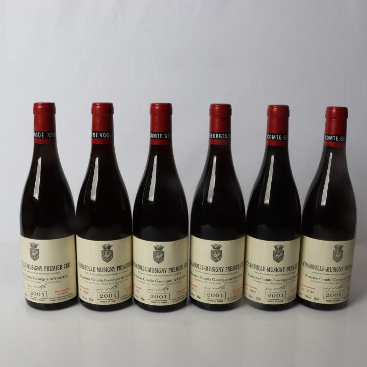 Domaine Comte Georges de Vogüé, Chambolle - Musigny, 1er Cru 2001 6er owc